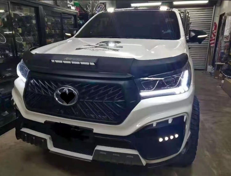 适用15-20年海拉克斯hiluxrevo皮卡改装前杠保险杠全车改装套件
