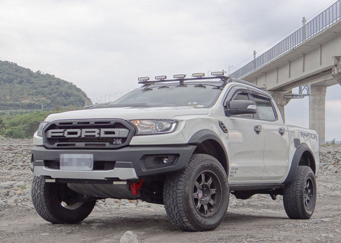 适用福特撼路者ranger皮卡越野改装前杠宽体raptor全车改装套件