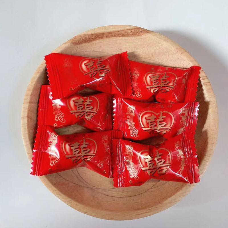 喜糖乐可可斯脆皮软糖228g奶球双结婚潮汕特产传统糖果