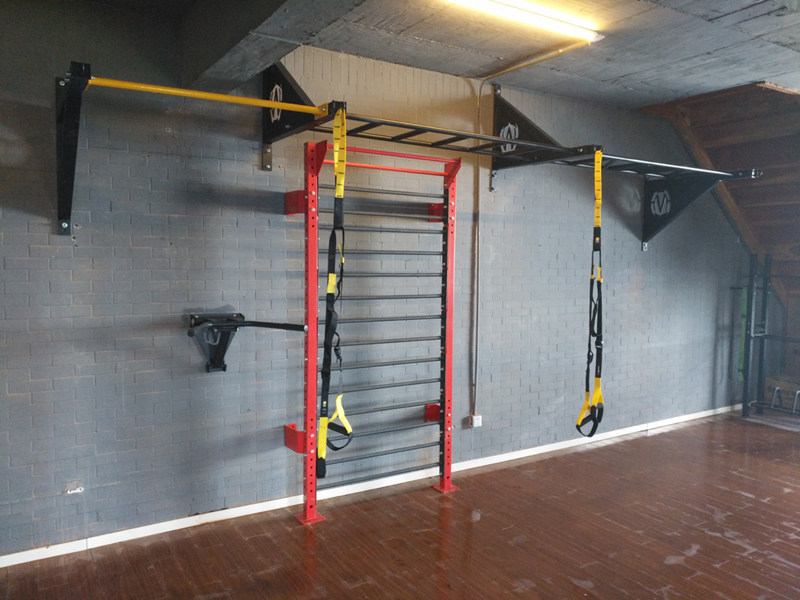 单杠墙体攀爬trx引体向上多功能组合私教健身房力量训练器械综合型