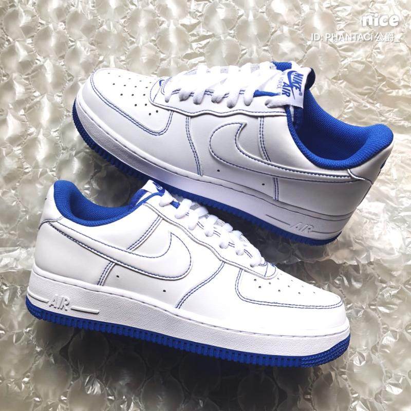 nikeairforceaf1白蓝缝线白红空军一号板鞋cv1724100101板鞋