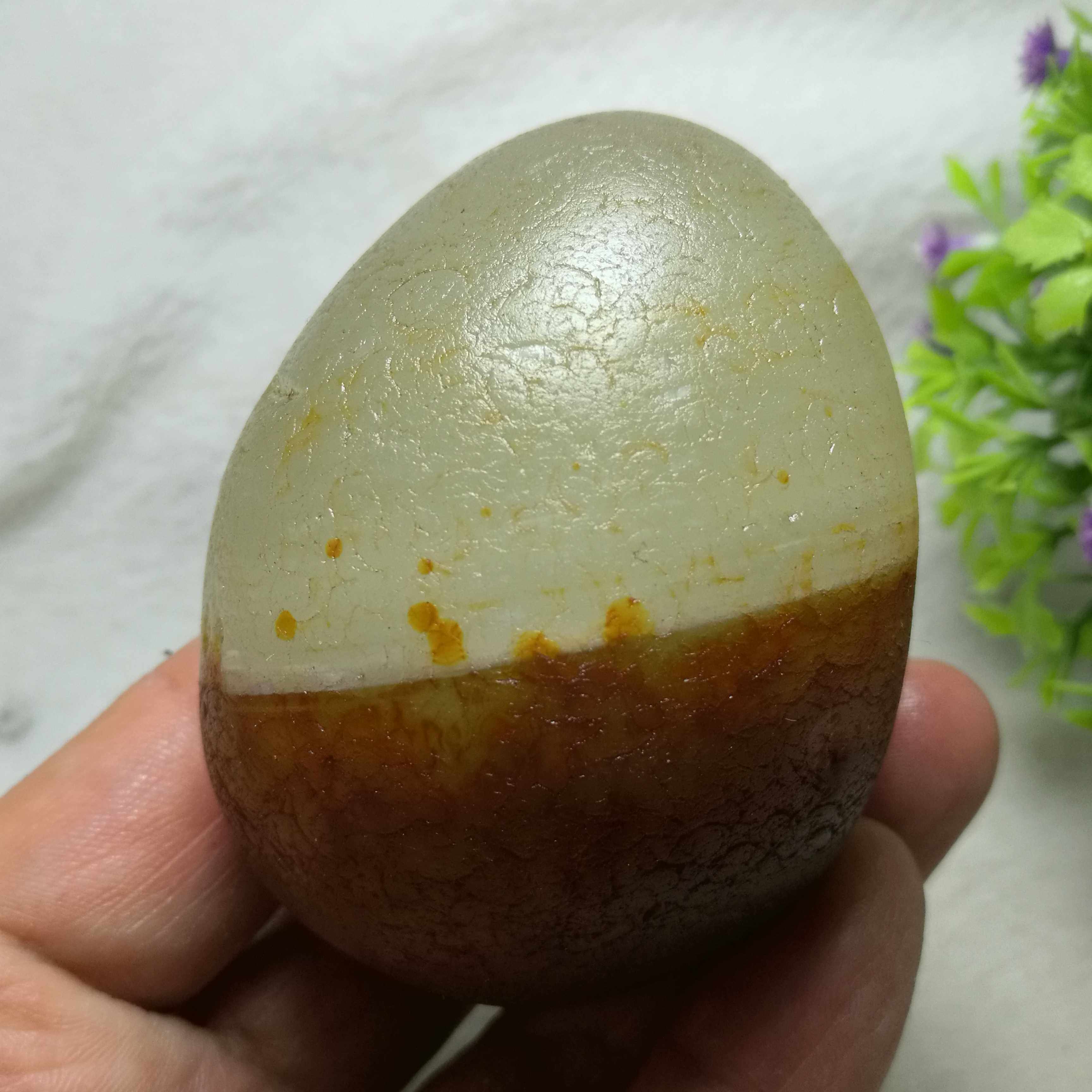 超低甩卖天然马岛玛瑙原石摆件双色线条清晰摆件