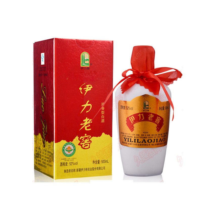 伊力大老窖浓香型 纯粮酿造 500ml伊犁伊利 新疆酒伊力老窖52度 - 爱