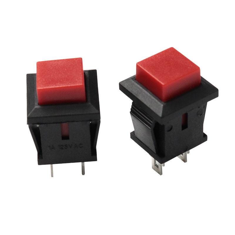 无锁开关复位按钮ds430常闭按1a250v红色绿色船形开关