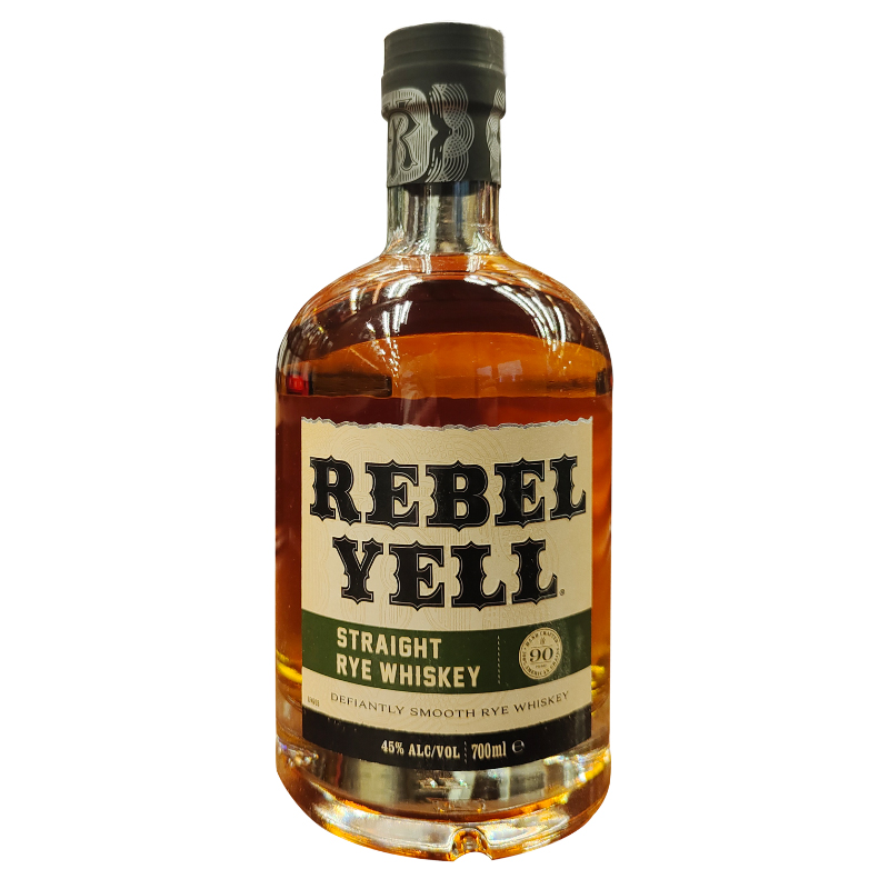 洋酒美国锐博博野黑麦威士忌rebelyellryewhiskey