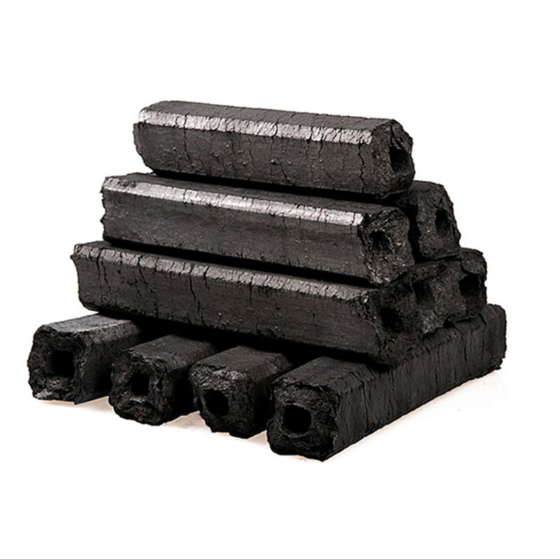 优质竹炭环保耐烧户外烧烤炭出口无烟碳中温机制木炭5斤装箱