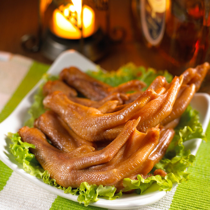 藤桥鸭掌温州特产古镇500g450g酱香香辣鸭爪鸭肉零食