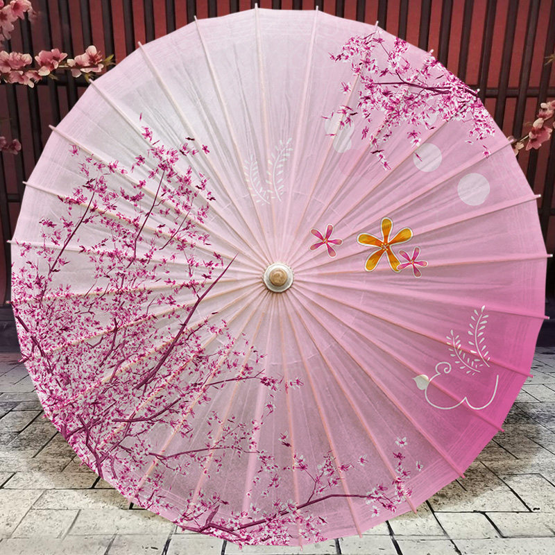 樱花油纸伞防雨防晒实用日式寿司料理火锅店吊顶装饰古风舞蹈