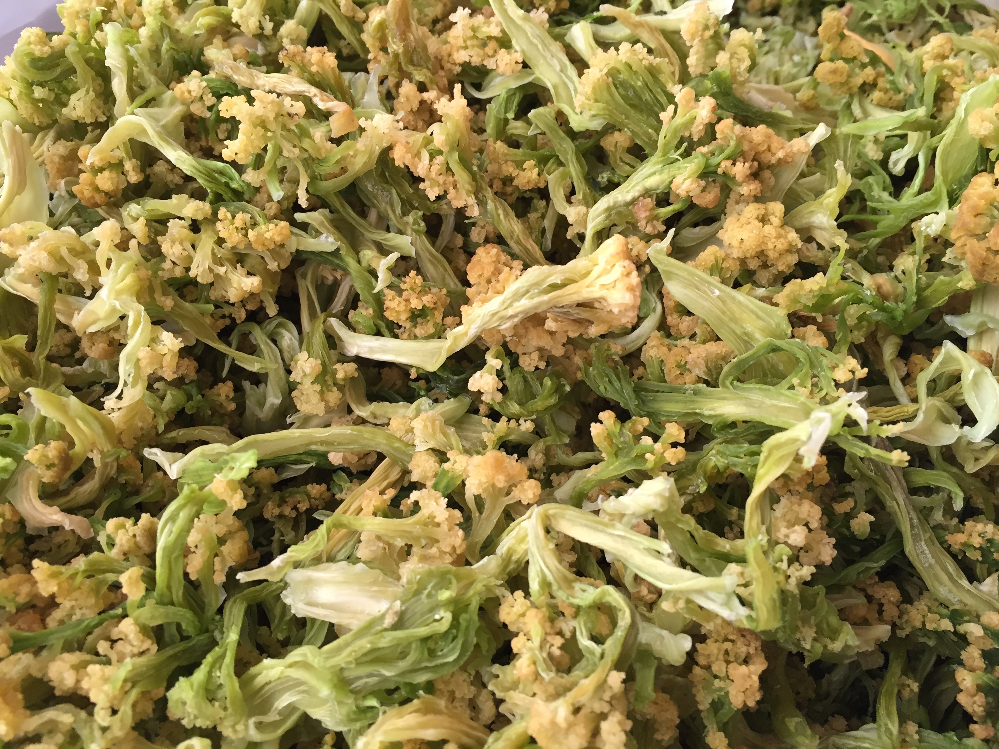 吴老大 有机菜花干 花菜干 干菜花 花菜干 自制 有机花菜干 200g