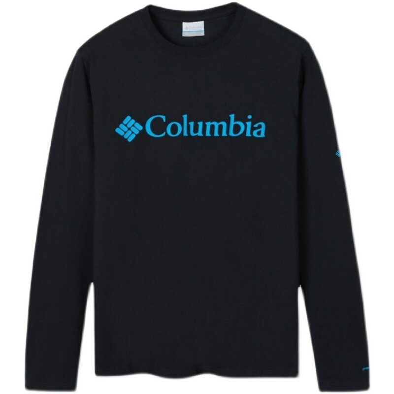 秋冬新品columbia哥伦比亚男子撞色logo防晒吸湿长袖户外休闲衣