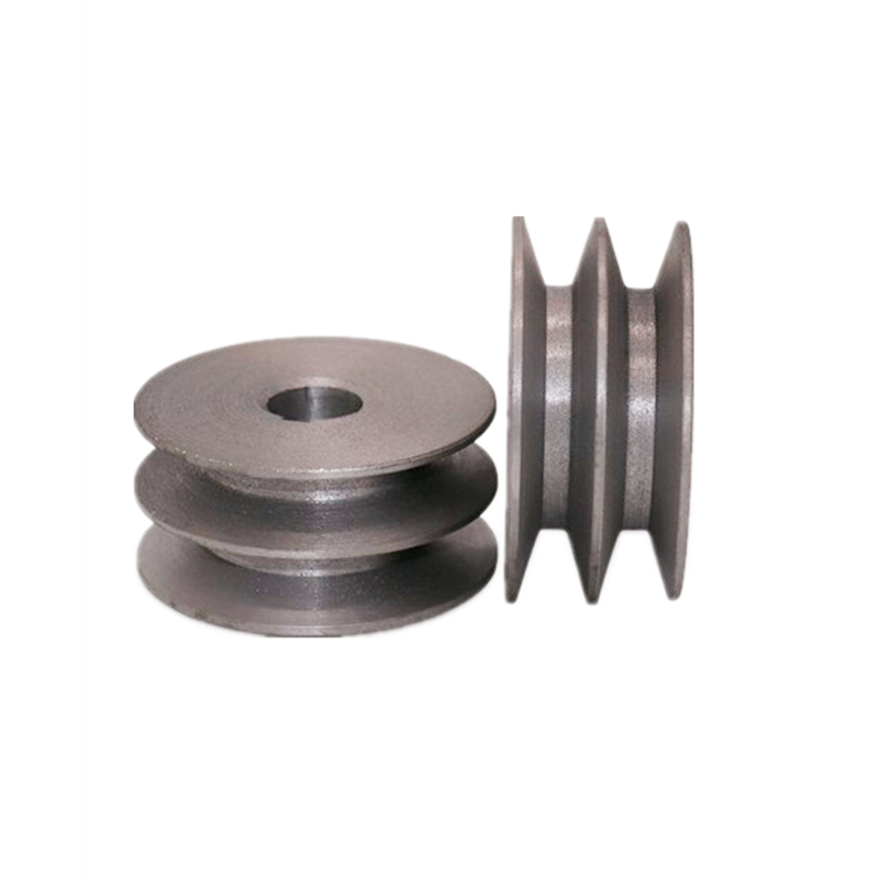 皮带轮双槽两坑电机马达减速机铸铁飞轮三角皮带带轮