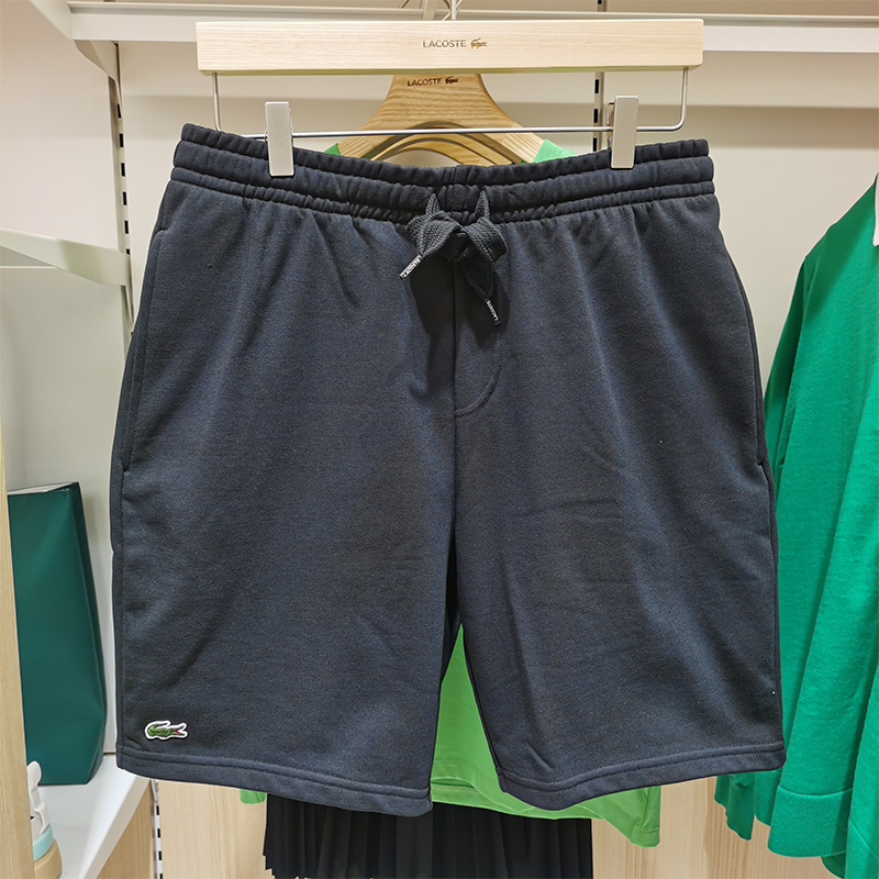 LACOSTE法国鳄鱼男装22春夏时尚休闲通勤直筒运动短裤男|GH7648