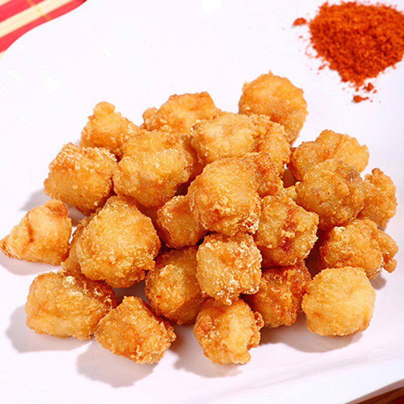 六和爆汁脆脆鸡鸡米花盐酥鸡带汁调制鸡胸肉小吃炸鸡网红奶茶商用