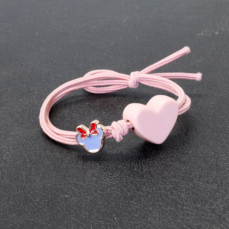 儿童爱心橡皮筋不伤发女宝宝扎头发头绳女童公主卡通可爱发圈发饰