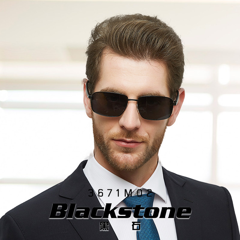 blackstone黑石男款偏光太阳镜驾驶时尚韩版潮男式钓鱼太阳眼镜