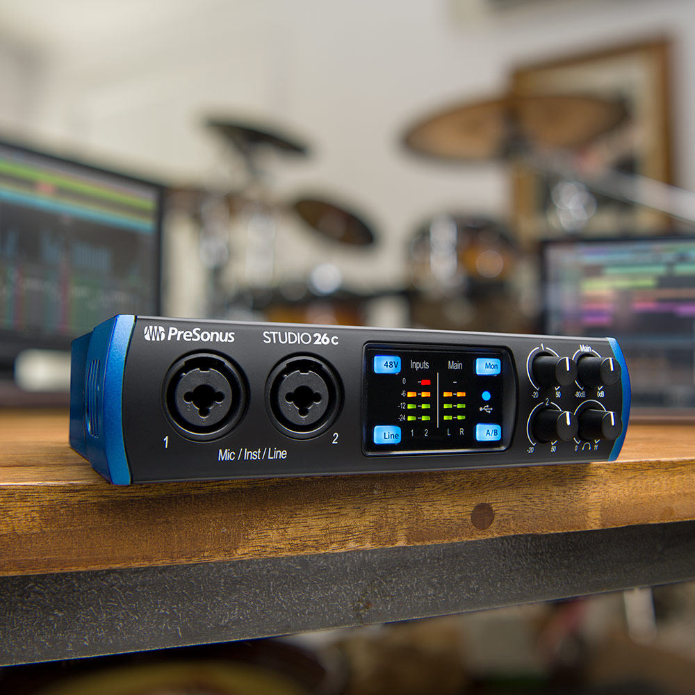 presonus普瑞声纳studio24c26c68c1810c1824c专业乐器工具