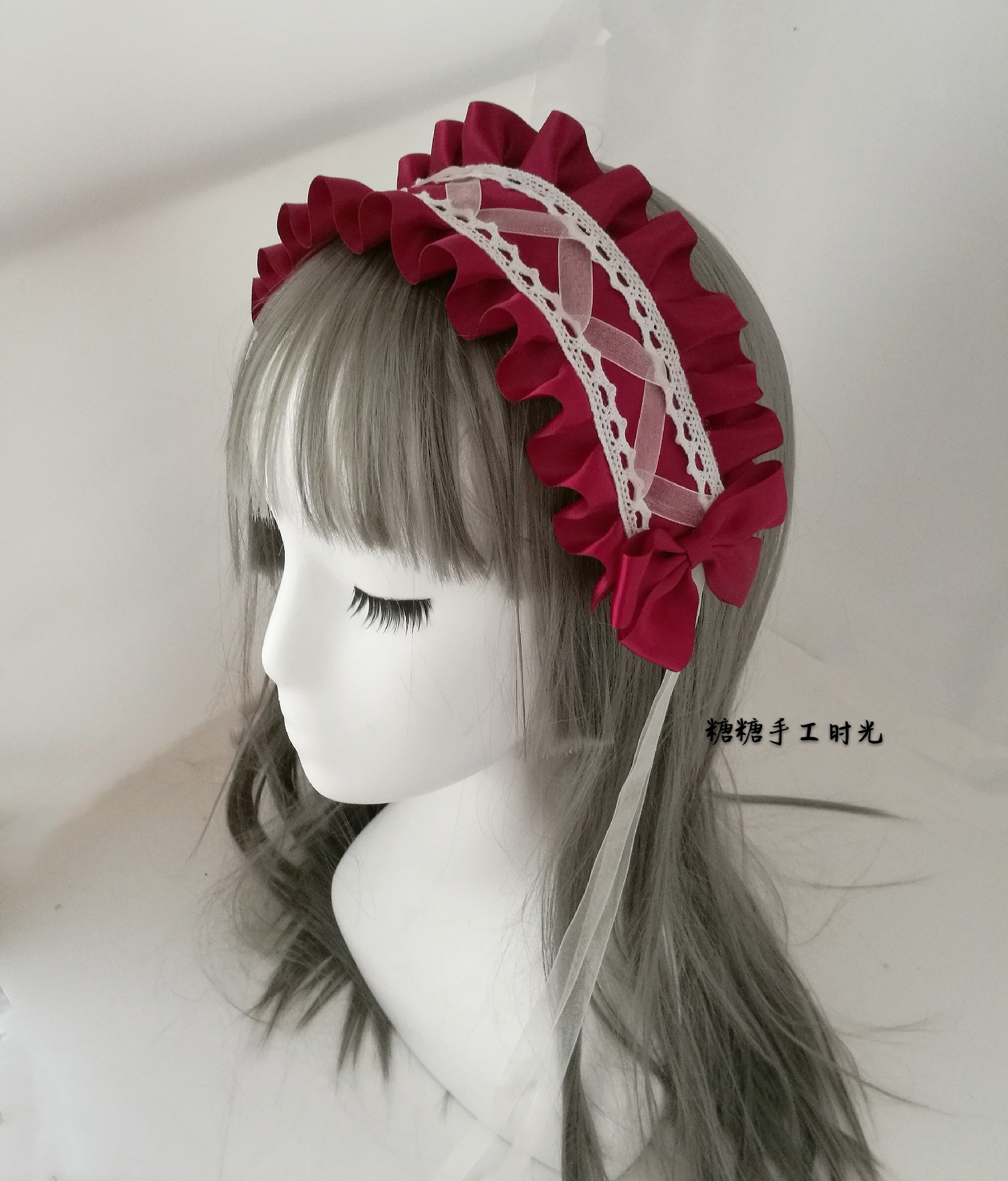 头饰原创女仆lo咖啡色洛丽塔发带cos动漫kc发饰