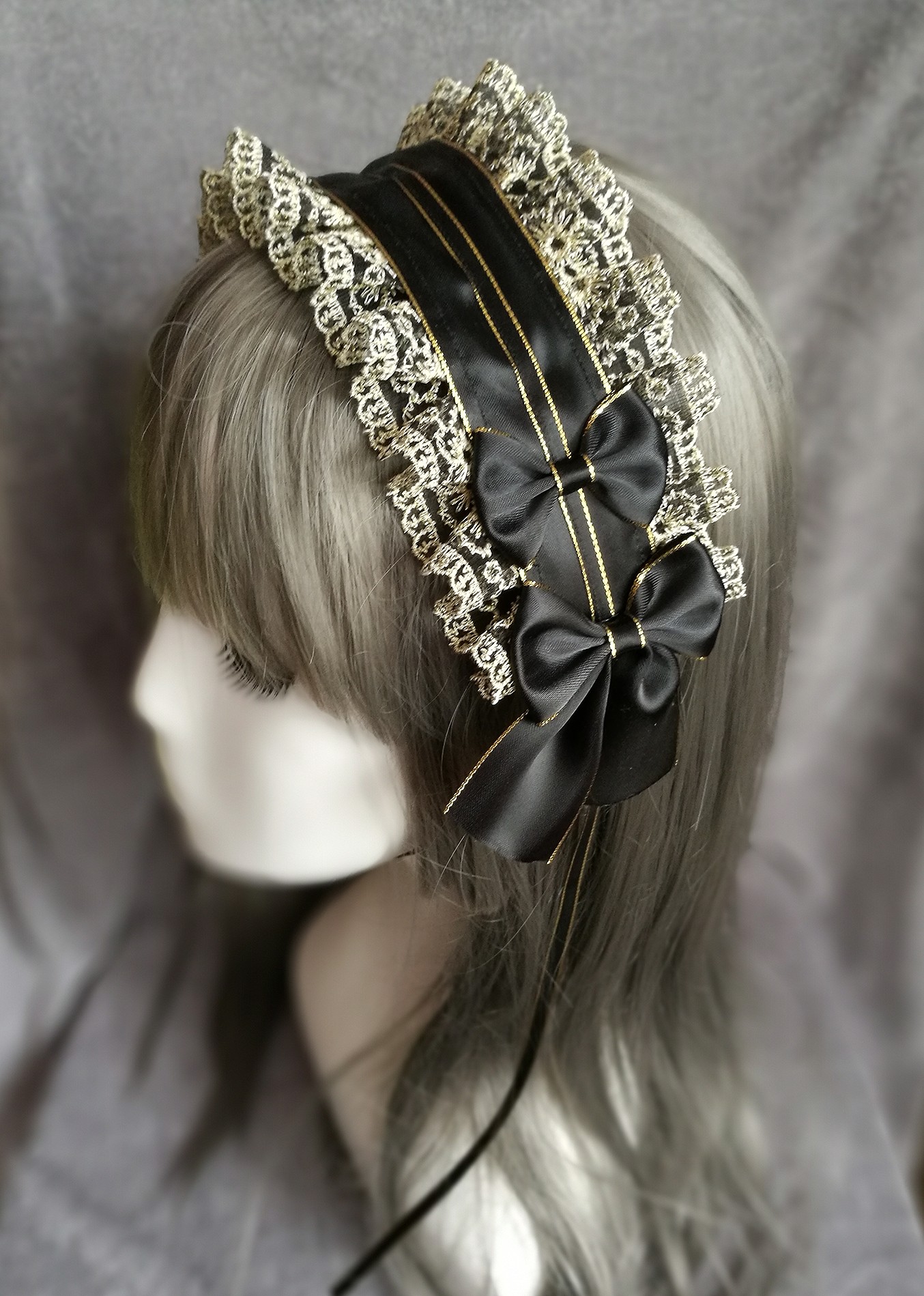 发饰包邮原创洛丽塔哥特黑暗lo头饰lolita发带发饰