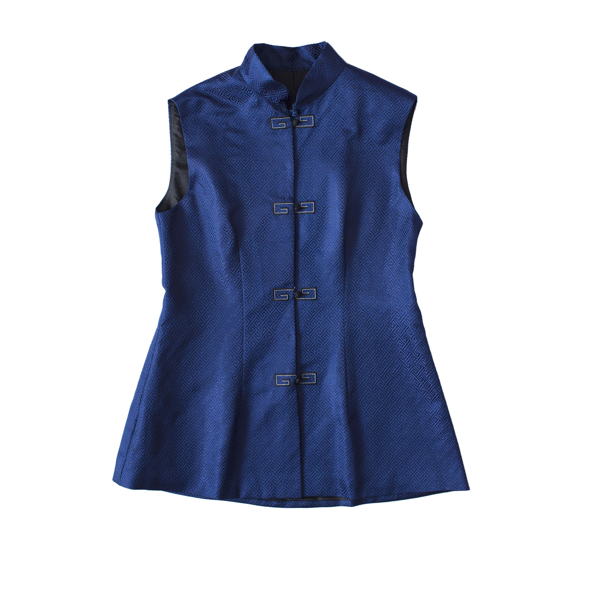 psl031大宅门菱格祥符古典背心复古民国国风马甲马夹