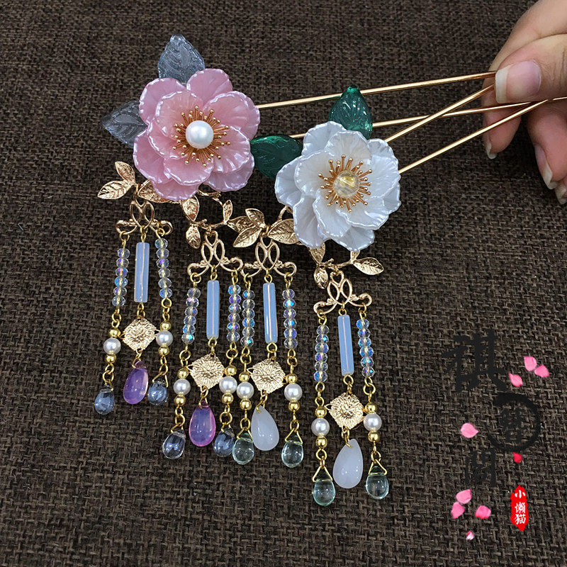 祺簪阁瑶仙记古风发簪diy材料包新手古典汉服古装头饰手工制作