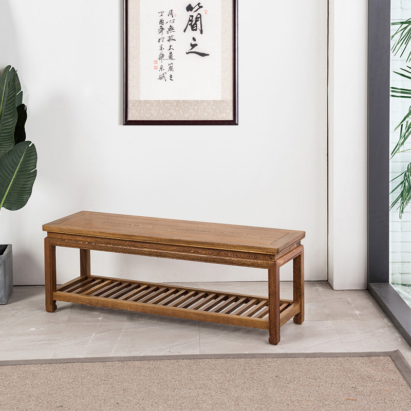 红木家具条凳中式新中式实木长条鸡翅木玄关穿鞋可坐换鞋凳
