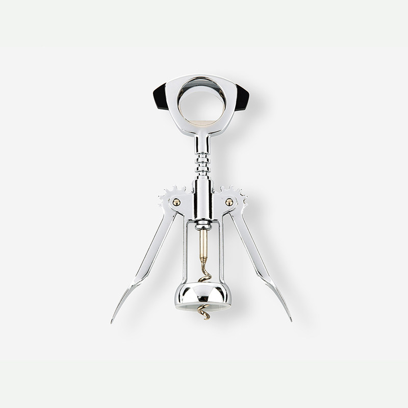 意大利原产ghidini双臂杠杆型开瓶器镀铬红酒葡萄酒启瓶开瓶器