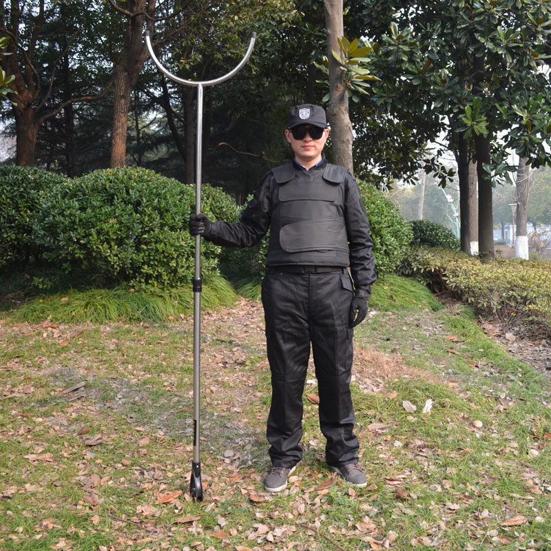 保安防卫钢叉防暴安保装备自卫钢叉工厂用防暴钢叉防爆