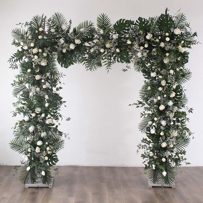 仿真玫瑰拱门花艺森系婚礼装饰婚庆道具摄影仿真花