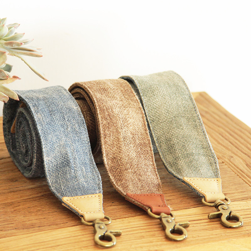 肩带包包百搭单肩带简约布带斜背背带复古工艺包带