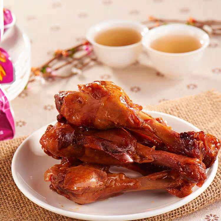 小腿鸭腿尝发42g香辣辣味盐焗酱卤卤味办公室鸭肉零食