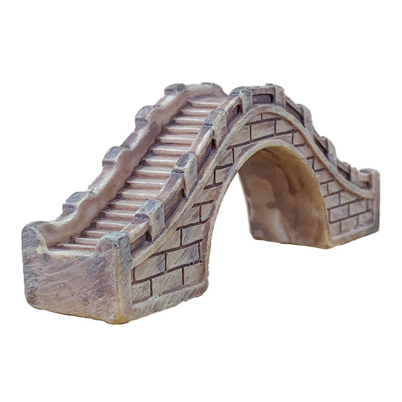 江南小桥成品拱形沙盘模型景观工艺摆件中式模型制作工具