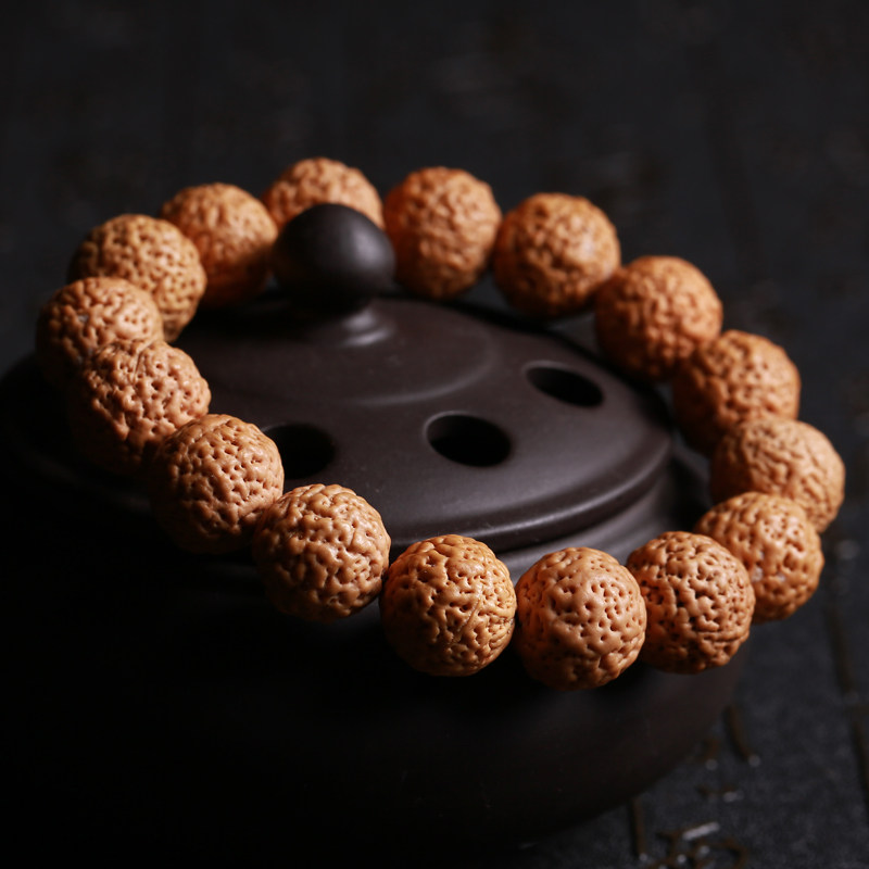 菩提天然佛螺提子手串原籽佛罗佛珠手链男女手链