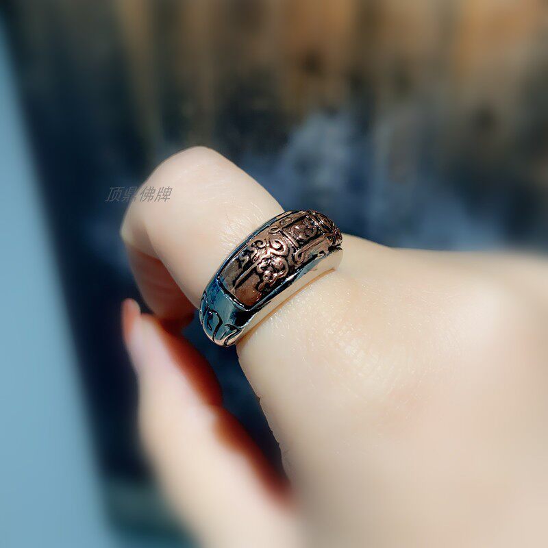 佛牌顶鼎泰国龙婆ta发财戒指经文发大财男女泰国特色