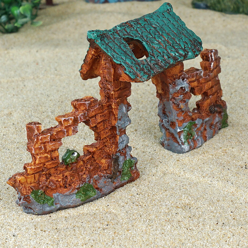 沙盘沙具游戏模型箱庭疗法玩具建筑树脂残垣断壁其他模型玩具