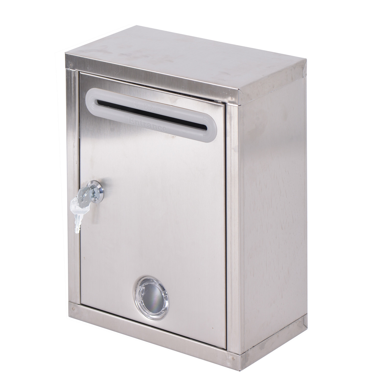 空白不锈钢举报箱意见箱小号室外投诉信报箱挂墙带锁建议便民箱