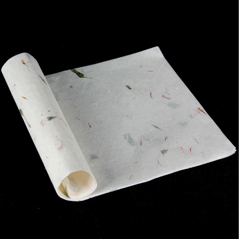 古风手工宣纸小楷半生信笺花草仿古复古纸笺宣纸