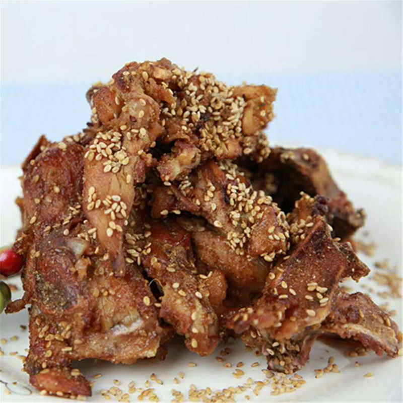 正大熏烤鸡架烤鸡熏鸡架背炸鸡架山东青岛特色小吃真空包装80后
