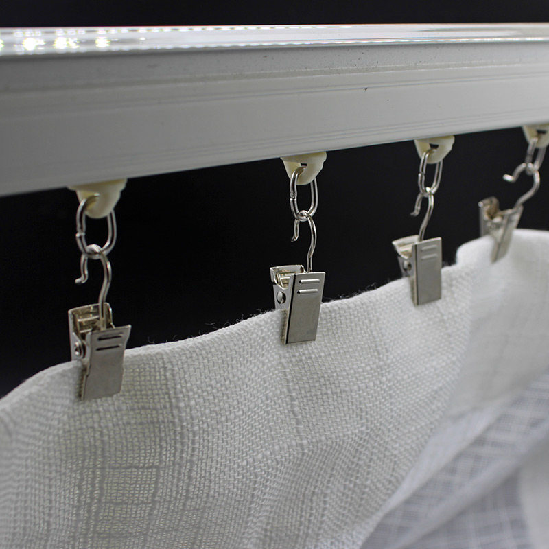 窗帘夹子大力夹园钩锯齿金属夹窗帘窗帘纱帘挂钩加厚强力小夹子扣