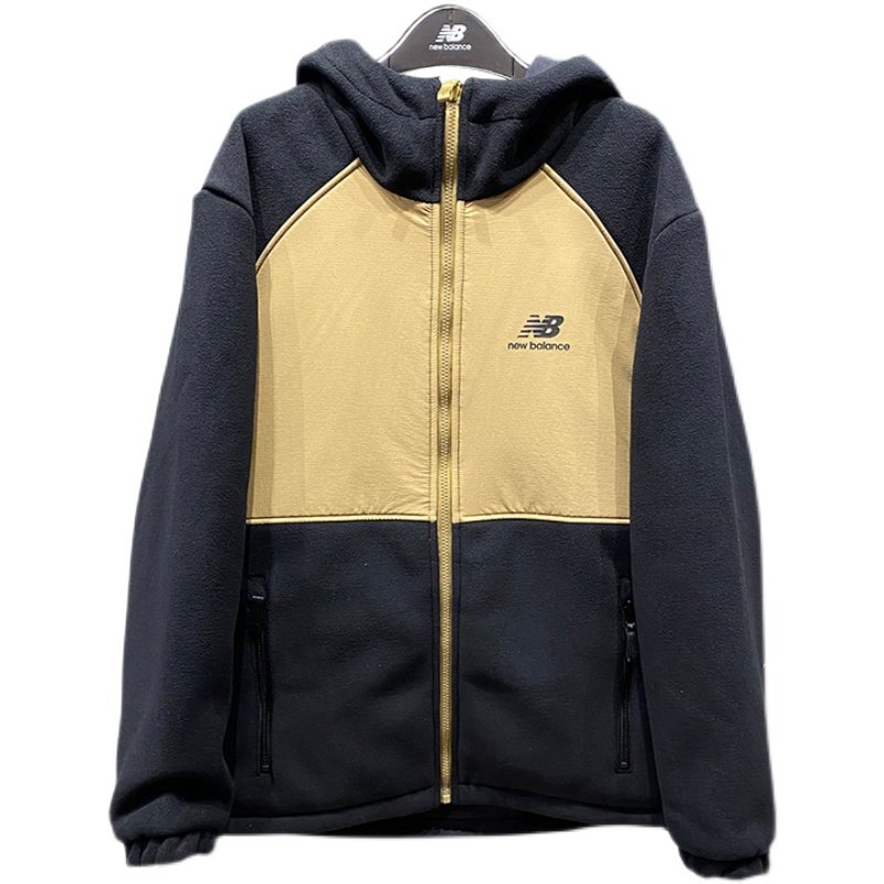 newbalancenb男女女同羊羔保暖夹克外套两面运动棉衣