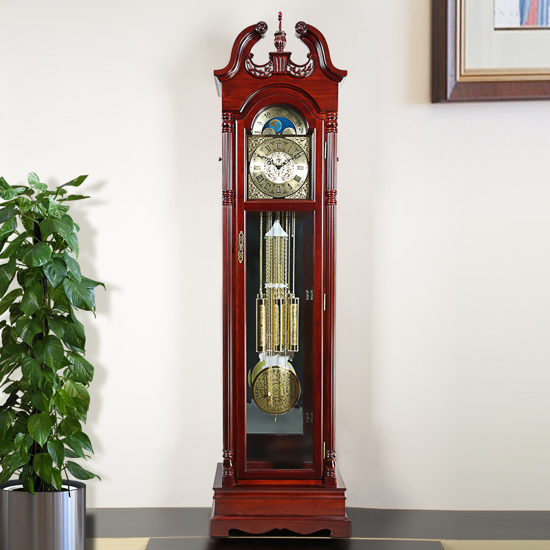 落地汉时落地钟客厅创意时钟摆件座钟大堂立式立钟