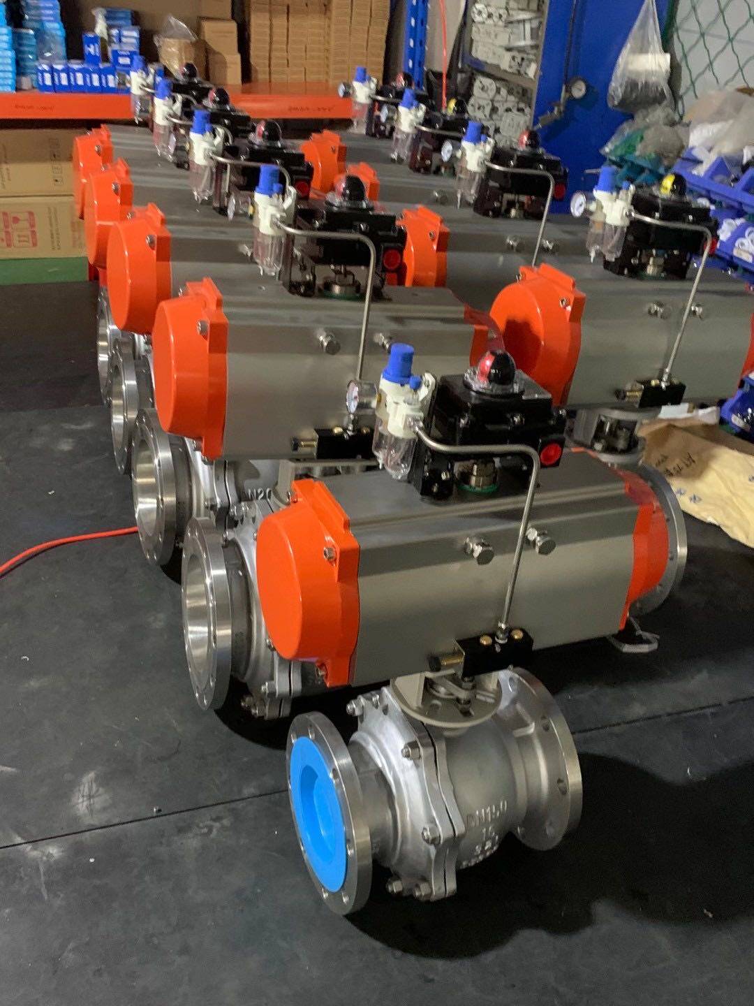 电控气动球阀q641f16c高温蒸汽导热油空气体防爆其他阀门