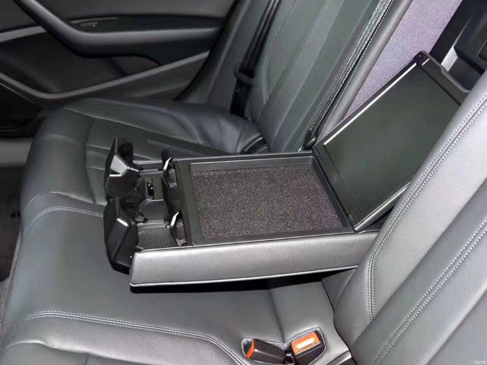 原装后排17款奥迪a4lb9扶手水杯扶手箱