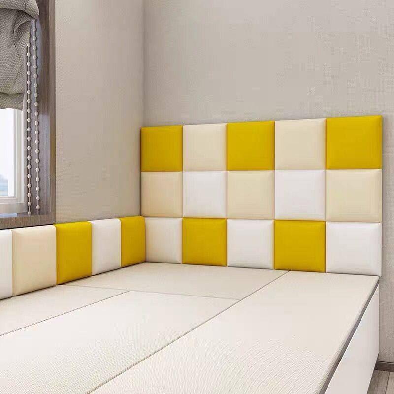 软包定制床头板自粘榻榻米墙围床围儿童防撞墙贴背景墙软包