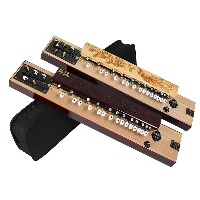 红木电声大正琴凤凰琴五弦龙凤图琴和平琴大众琴胜利琴送音箱