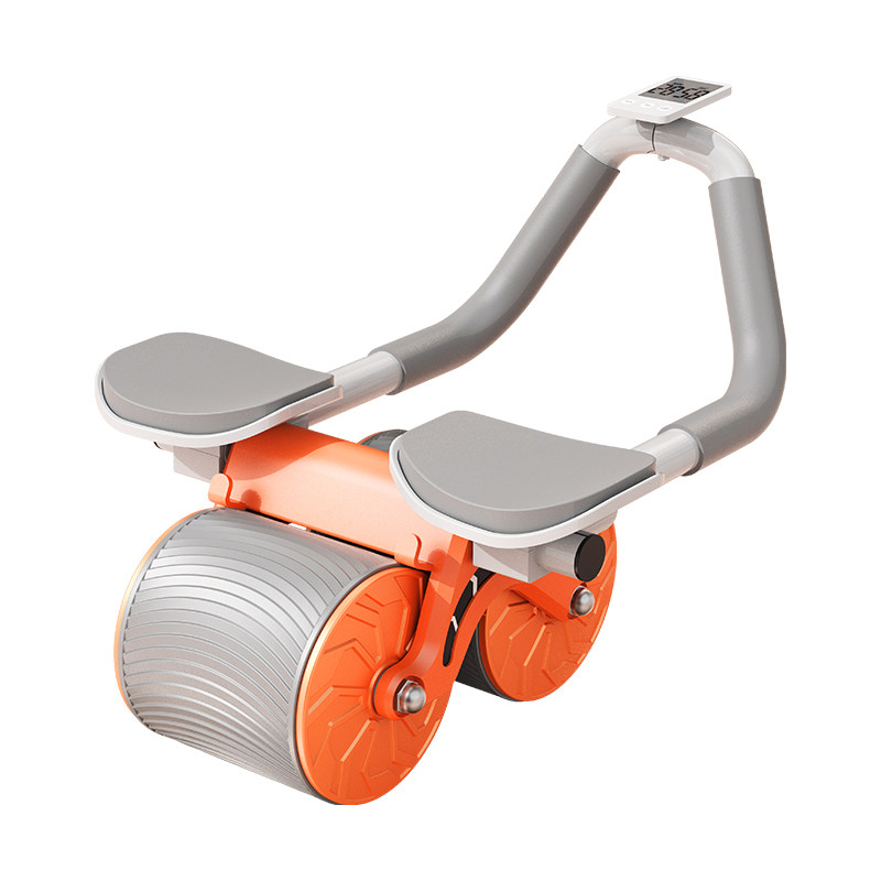 健腹轮自动回弹卷腹轮腹肌轮肘撑男女收腹肚子神器健腹轮