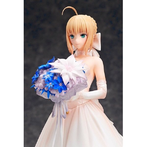 aniplex fate赛巴 saber 赛巴 婚纱礼服10周年 皇家礼服 pvc手办