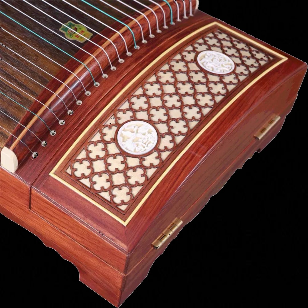 694tt敦煌古筝考级古筝 敦煌牌694kk蕉窗夜雨红木徐振高签名款 - 爱购