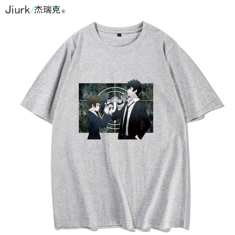 心理心理测量测量者psychopass监视官外常守朱恤衫夏季t恤