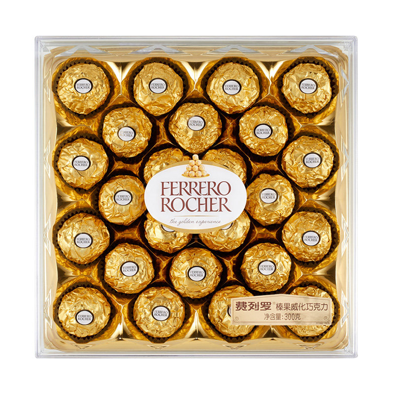 费列罗榛果威化巧克力零食24粒 情人节礼物