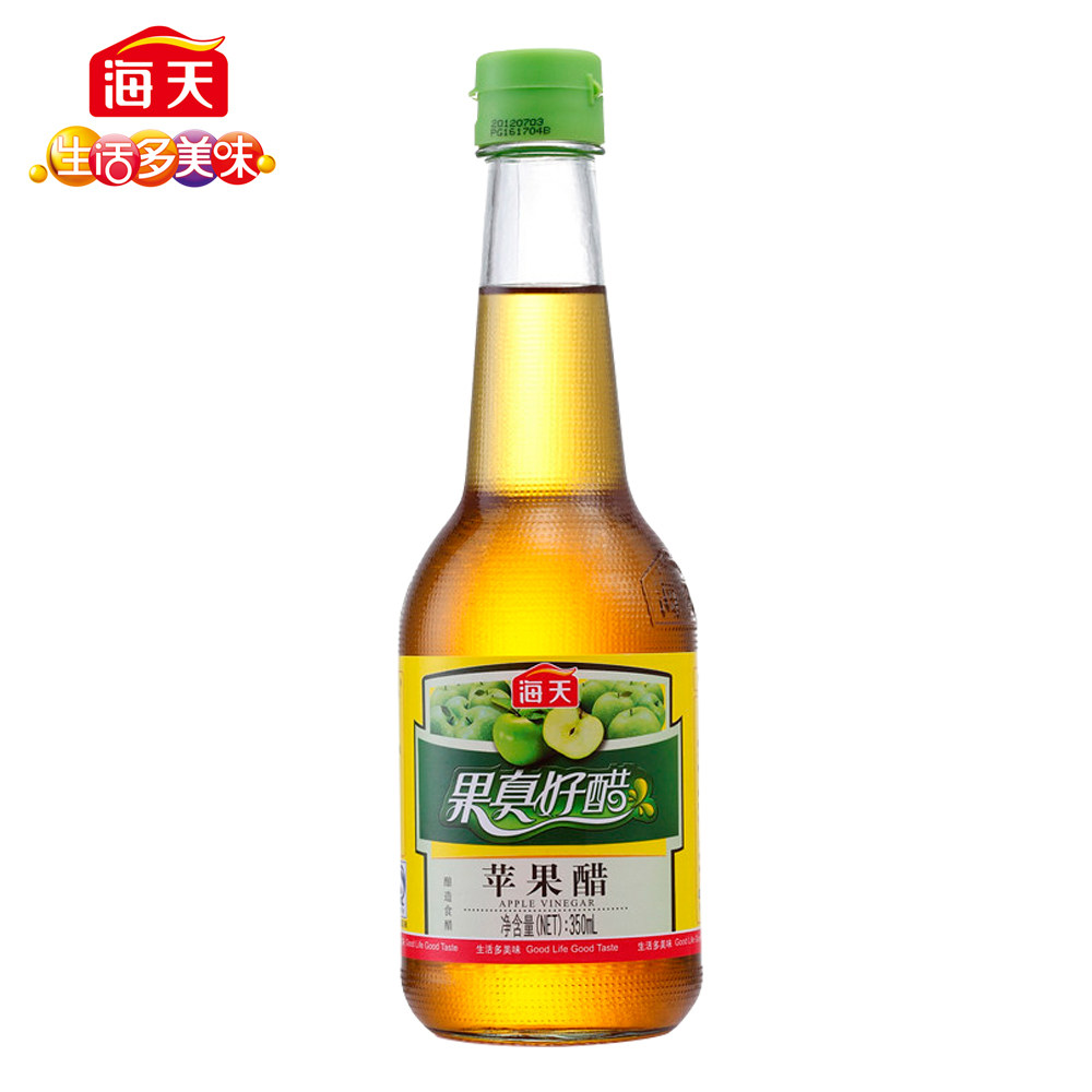 海天苹果350ml沙拉水果果汁酿造调味纯正醋制品